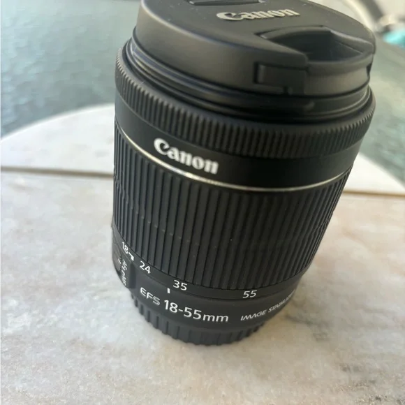 Canon Black Camera Lens 18-55mm
